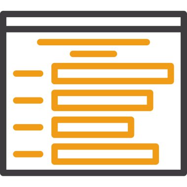 Belge. Web simgesi basit illüstrasyon