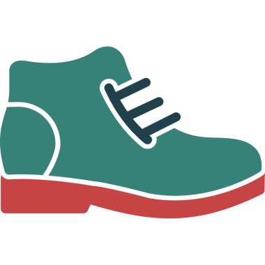 ayakkabı ikonu vektör illüstrasyonu