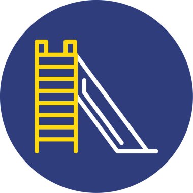 Merdiven ikonu. vektör illüstrasyonu