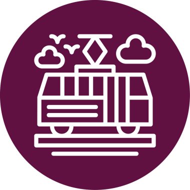 Modern simgenin vektör illüstrasyonu