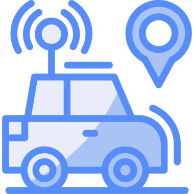 gps konum haritası simgesi