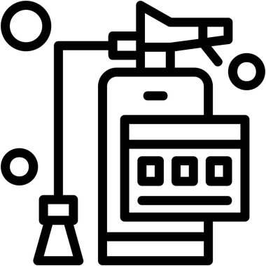 Klima simgesi, vektör illüstrasyonu