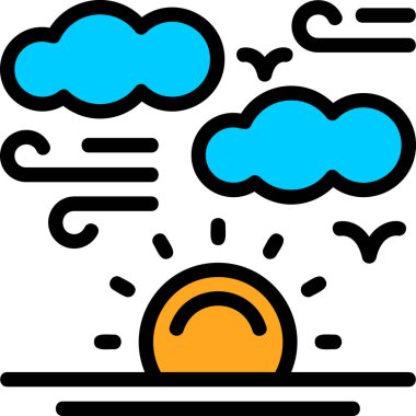 Hava tahmini güneş simgesi