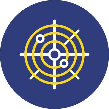 hedef simge vektör illüstrasyonu