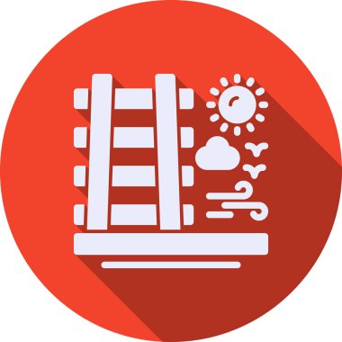 İzole edilmiş tek bir Çin feneri ikonunun vektör çizimi