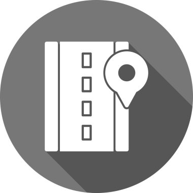 Otel ikonu, vektör çizimi. seyahat kavramı