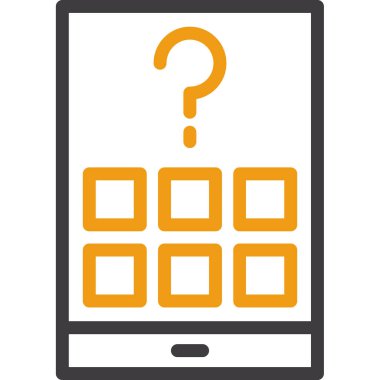 mobil simge vektör illüstrasyonu