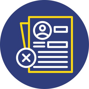 Vektör belgesi Simge illüstrasyonu