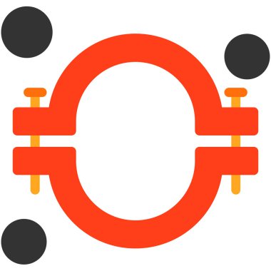 Beyaz ve kırmızı bir arkaplanın vektör çizimi