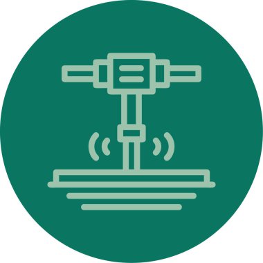 Eşsiz Sinyal Vektör Satırı Simgesi