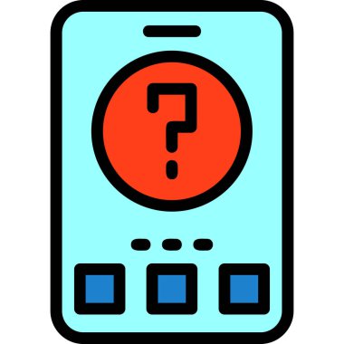 - Telefon. Web simgesi basit illüstrasyon