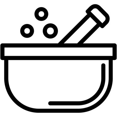 Çorba kasesi simgesini ana hatlarıyla pişirme