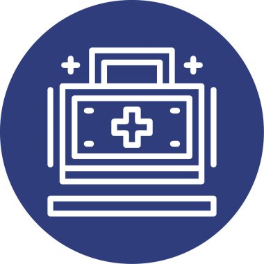 Tıbbi ve sağlık ikonu vektör illüstrasyonu