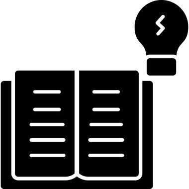 kitap simgesi vektör illüstrasyonu