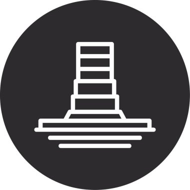 Modern simgenin vektör illüstrasyonu