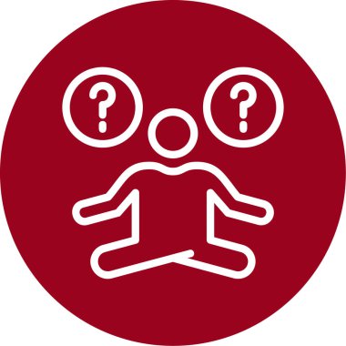 İnsan simgesinin vektör illüstrasyonu