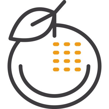 meyve ikonu vektör illüstrasyonu