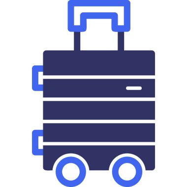 Suitcase web simgesi basit tasarım