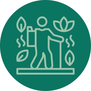 Bitkili bir ağacın vektör illüstrasyonu