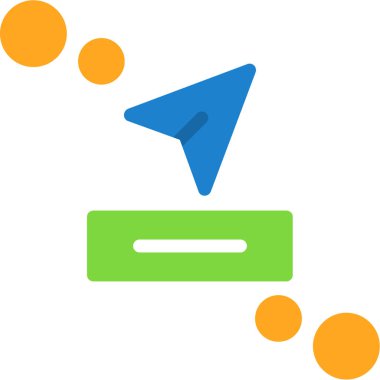 Düz stil pazarlama reklam simgesi