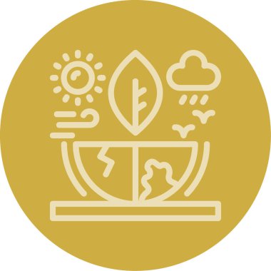 Bir çiftlik simgesinin vektör illüstrasyonu