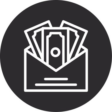 zarf simgesi vektör illüstrasyonu