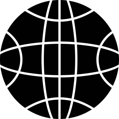 Küresel simge vektör illüstrasyonu