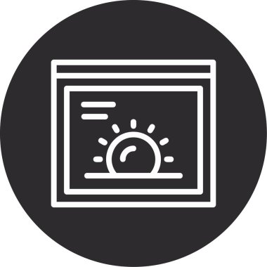 seo modern simgesinin vektör illüstrasyonu