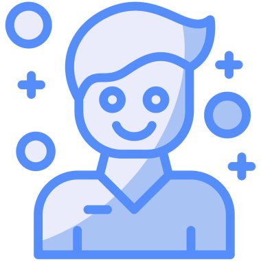 avatar avatar erkek simgesi - ana hatlar biçimi