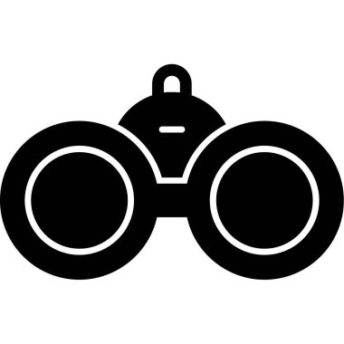 binoküler simge, vektör çizimi
