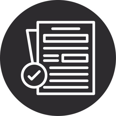 vektör kontrol listesi simgesi