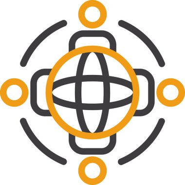 genel ağ bağlantı vektörü simgesi