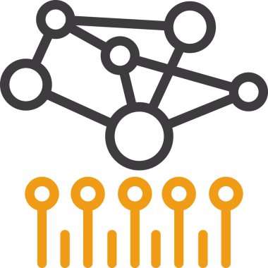 Şebeke. Web simgesi basit tasarım