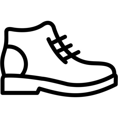 ayakkabı vektör resimleme simgesi