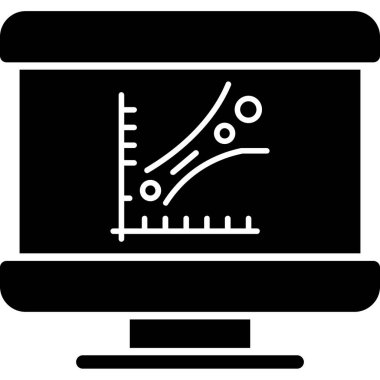 Grafikli monitör. Basit tasarım