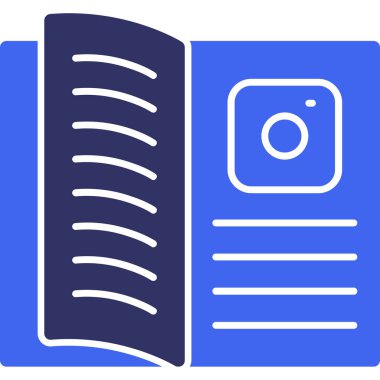 Kitap. Web simgesi basit illüstrasyon