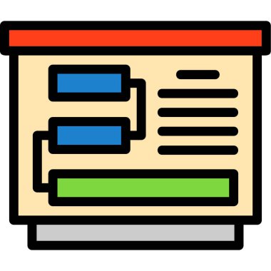 Tarayıcı web arayüzü simgesi - taslak biçimi