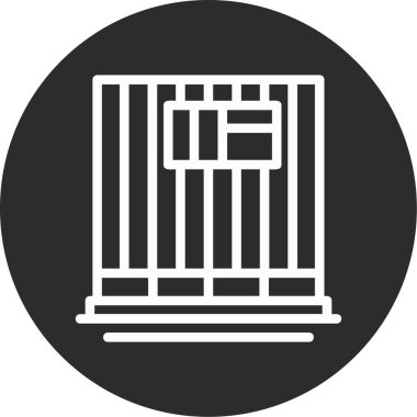 Modern simgenin vektör illüstrasyonu