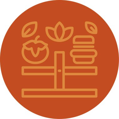 Gıda simgesinin vektör illüstrasyonu