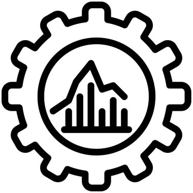 Bir fabrikanın vektör illüstrasyonuName