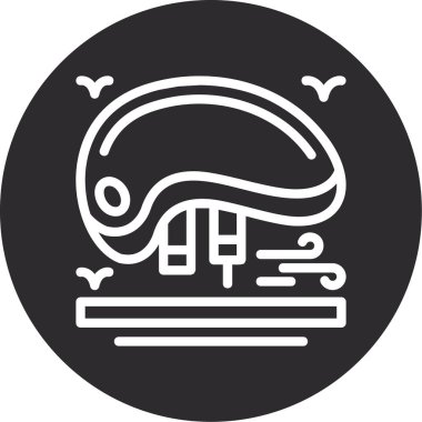 Gıda simgesinin vektör illüstrasyonu