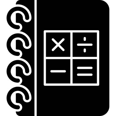 Hesap makinesi. Web simgesi basit tasarım