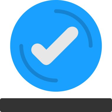 İşaretleme simgesi, vektör tasarımı