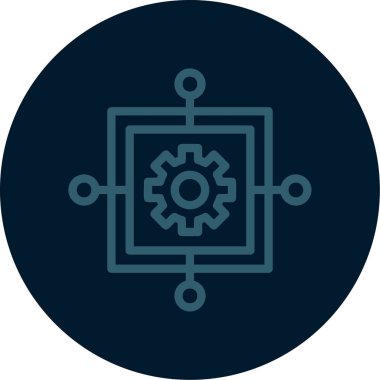 seo modern simgesinin vektör illüstrasyonu