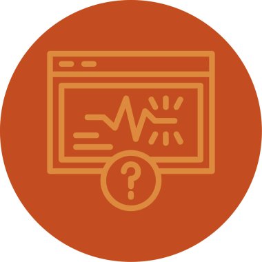 Modern bir simgenin vektör illüstrasyonu