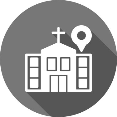 kilise simgesi vektör illüstrasyonu