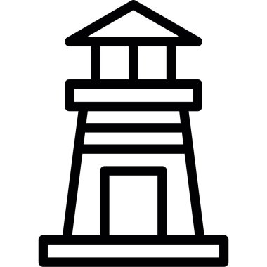 yapı kulesi inşa simgesi ana hatları biçiminde