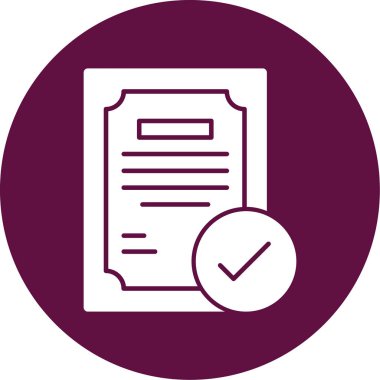 Kontrol Listesi Düz Vektör Simgesi