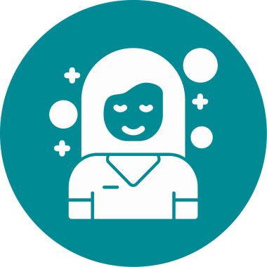 Modern doktor simgesinin vektör çizimi