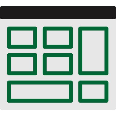 Tarayıcı penceresi, resimleme, vektör, beyaz arkaplan üzerinde.